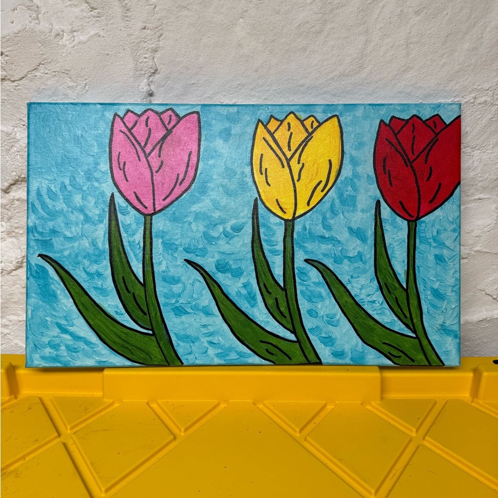 Colorful Tulip Canvas Art